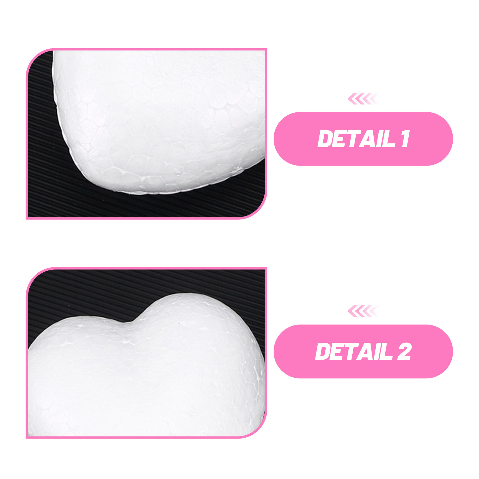 20Pcs Blank Heart Foam Balls L - Craft Embellishment recensie en prijs