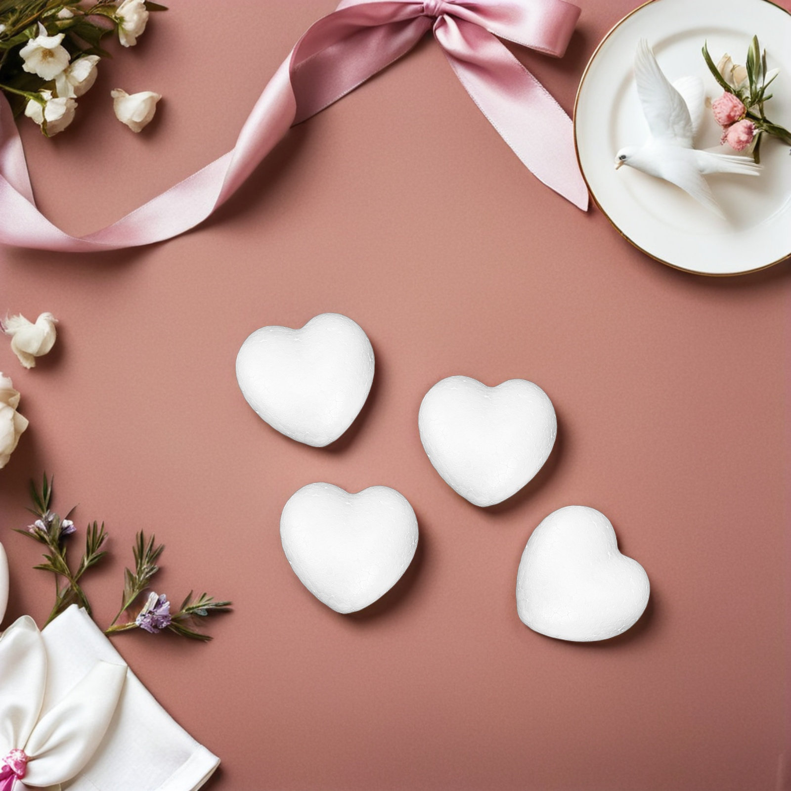 20Pcs Blank Heart Foam Balls L - Craft Embellishment recensie en prijs