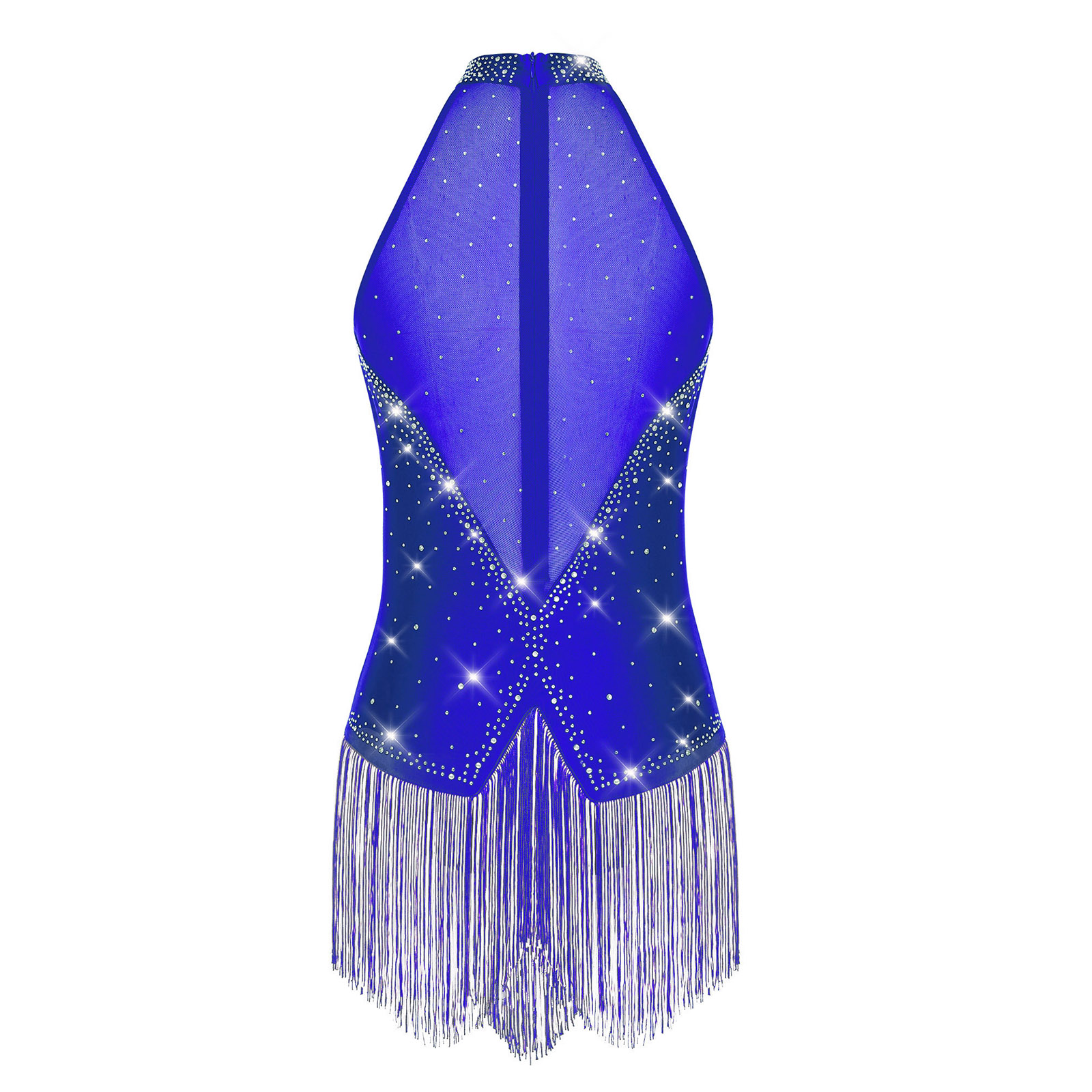 Womens Tassel Fringe Latin Dan - Rhinestone Banding Trim recensie en prijs