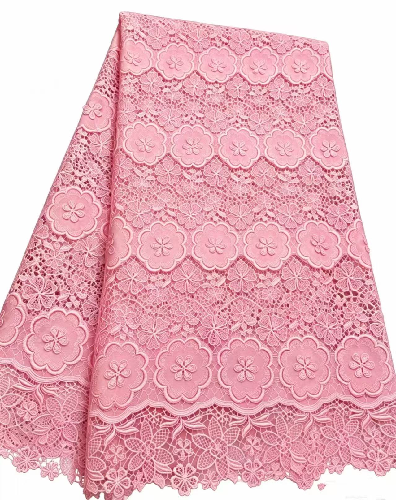 African Guipure Cord Lace Fabr - Sew On Rhinestone recensie en prijs