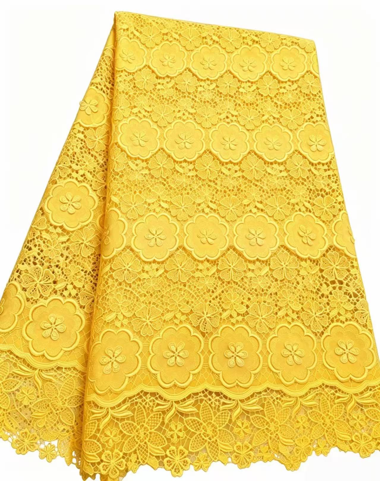 African Guipure Cord Lace Fabr - Sew On Rhinestone recensie en prijs