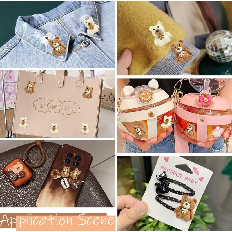 10/30/50pcs Resin Teddy Bear C - Embellishments For Scrapbooking recensie en prijs