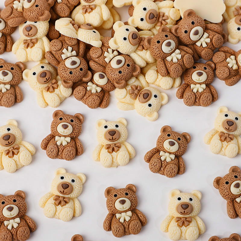 10/30/50pcs Resin Teddy Bear C - Embellishments For Scrapbooking recensie en prijs