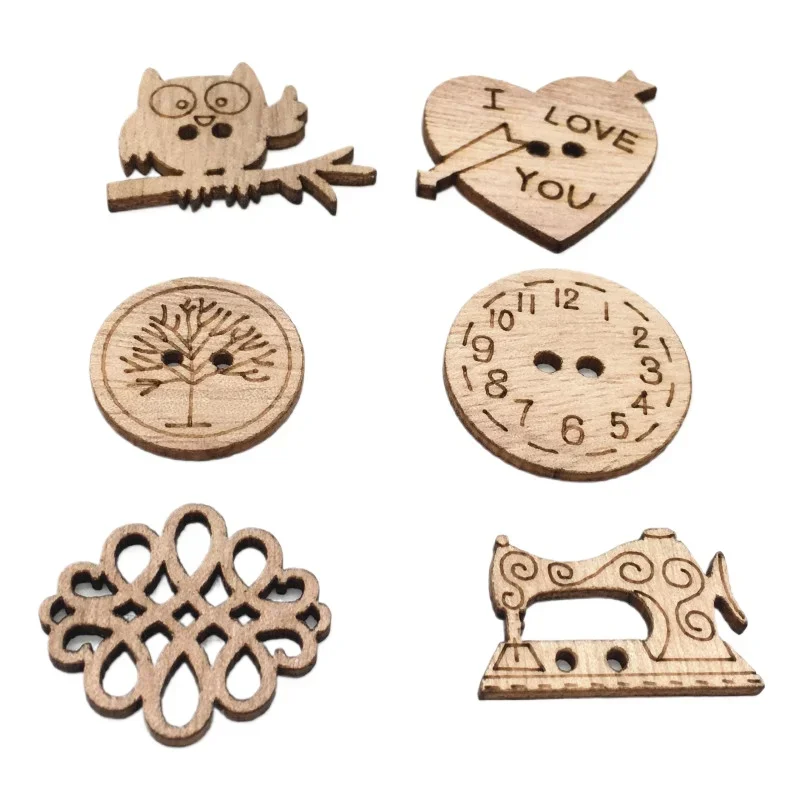 50pcs Wooden Craft Embellishme - Christmas Craft Embellishment recensie en prijs
