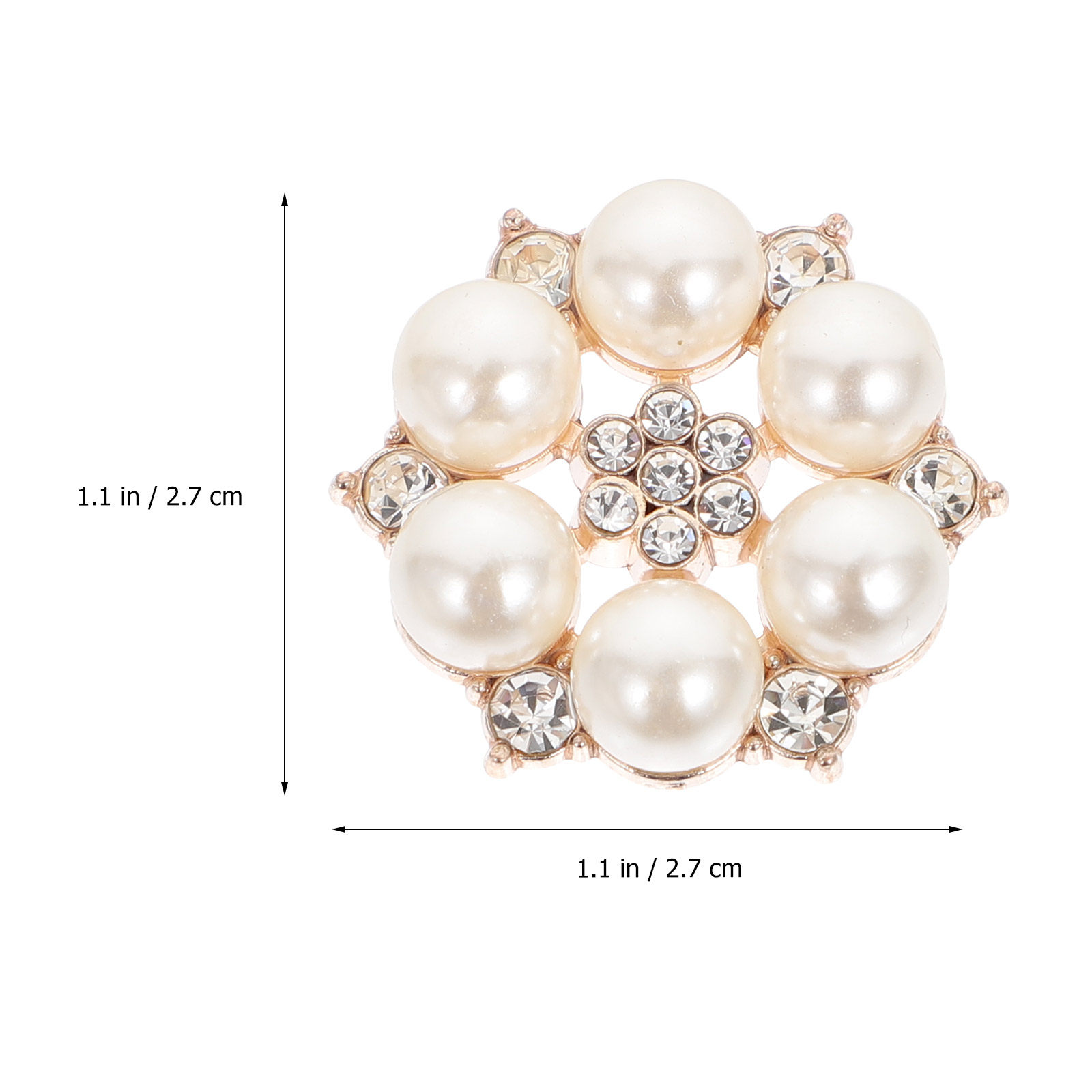 30Pcs Pearl Flower Buttons DIY - Craft Embellishment recensie en prijs