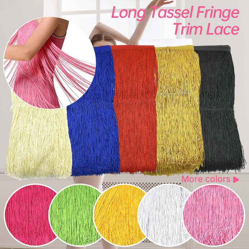 2/5Meters 50cm Long Fringes Ta - Fringe Ribbon Sewing recensie en prijs