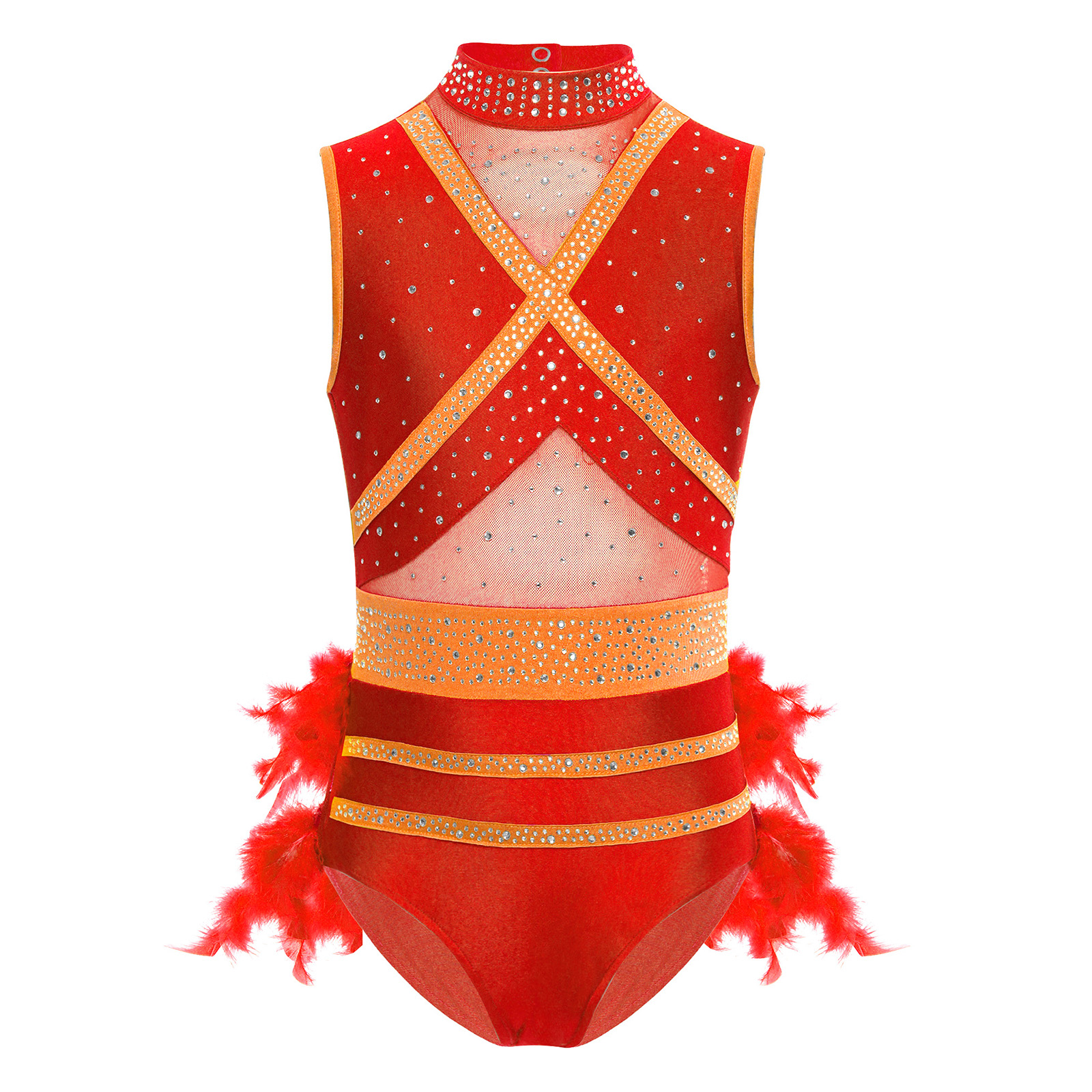Kids Girls Latin Ballet Dance  - Rhinestone Banding Trim recensie en prijs