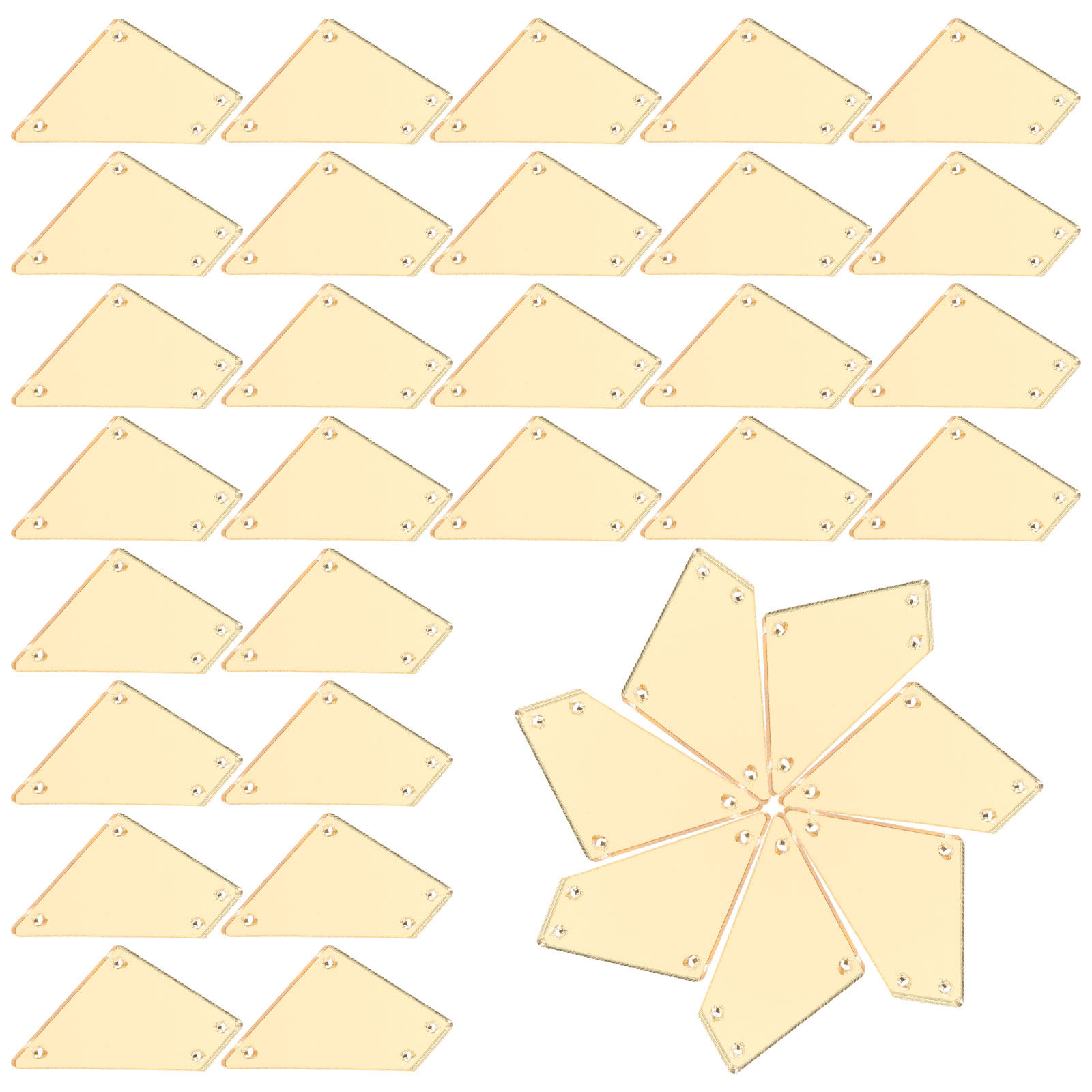 50Pcs Acrylic Mirror Rhineston - Sew On Rhinestone recensie en prijs
