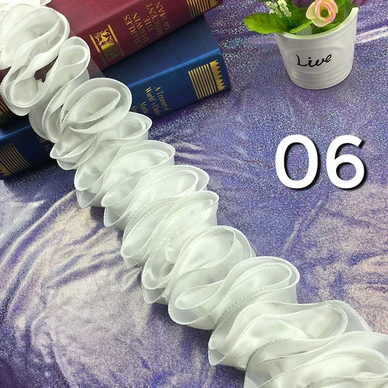 5Yards Pleated Ruffled Trim Sh - Lace Ribbon Trim recensie en prijs